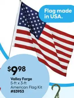 Lowe's 5-ft x 3-ft American Flag Kit offer