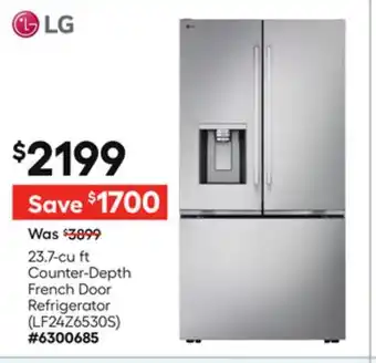Lowe's 23.7-cu ft Counter-Depth French Door Refrigerator offer