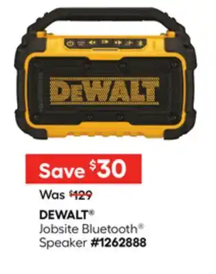 Lowe's Jobsite BluetoothÂ Speaker offer