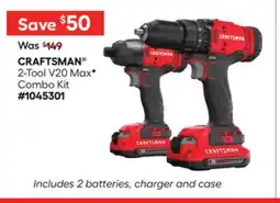 Lowe's 2-Tool V20 Maxâœ¦ Combo Kit offer