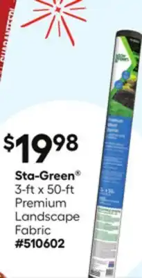 Lowe's 3-ft x 50-ft Premium Landscape Fabric offer