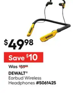 Lowe's Earbud Wireless Headphones offer