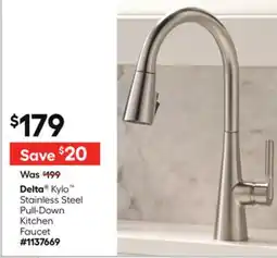 Lowe's Kyloâ¢ Stainless Steel Pull-Down Kitchen Faucet offer