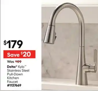 Lowe's Kyloâ¢ Stainless Steel Pull-Down Kitchen Faucet offer
