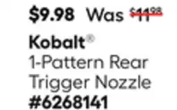 Lowe's 1-Pattern Rear Trigger Nozzle offer