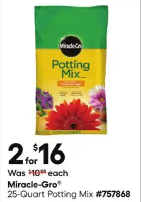 Lowe's 25-Quart Potting Mix offer