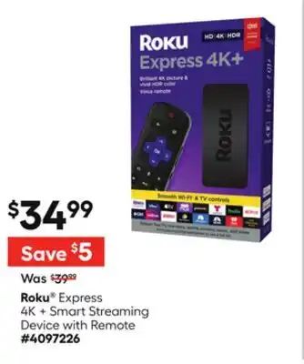 Lowe's Express 4K + Smart Streaming Device with Remote offer