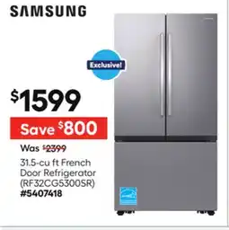 Lowe's 31.5-cu ft French Door Refrigerator offer