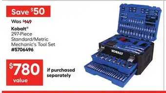 Lowe's 297-Piece Standard/Metric Mechanic's Tool Set offer