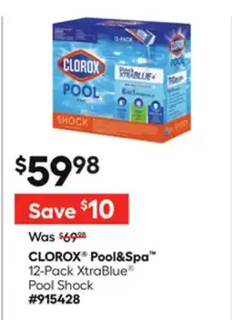 Lowe's Pool & Spaâ¢ 12-Pack XtraBlueÂ Pool Shock offer