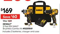 Lowe's 2-Tool 20V MAXâœ¦ Brushless Combo Kit offer