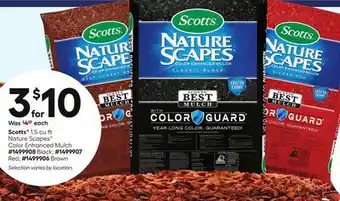 Lowe's 1.5 cu-ft. Natures ScapesÂ Color Enhanced Mulch offer