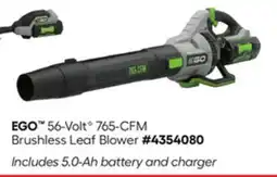Lowe's 56-Volt 765-CFM Brushless Leaf Blower offer