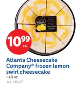 Lidl Atlanta Cheesecake swirl cheesecake offer