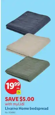 Lidl Livarno Home Bedspread offer