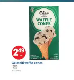 Lidl Gelatelli waffle cones offer