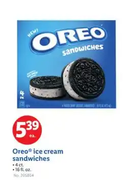 Lidl Oreo ice cream sandwiches offer