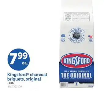 Lidl Kingsford charcoal briquets, original offer