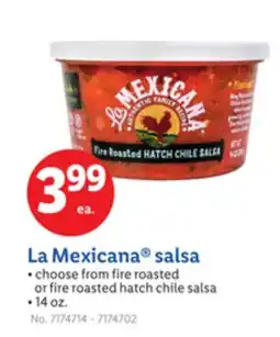 Lidl La Mexicana salsa offer