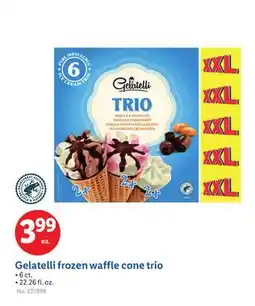 Lidl Gelatelli frozen waffle cone trio offer