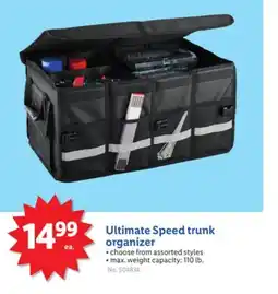 Lidl Ultimate Speed trunk organizer offer