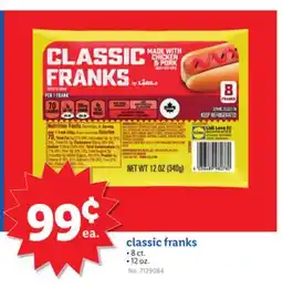 Lidl classic franks offer