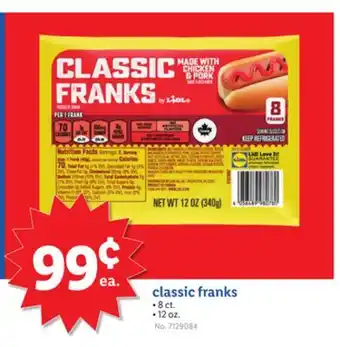 Lidl classic franks offer