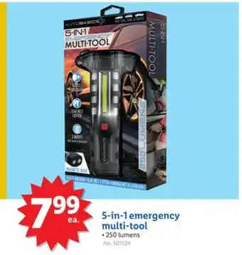 Lidl 5-in-1 emergency multi-tool offer