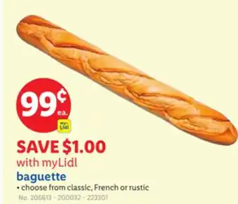 Lidl baguette offer