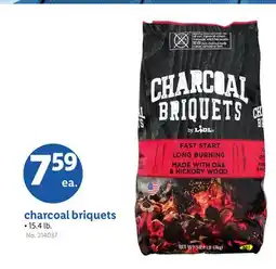 Lidl charcoal briquets offer