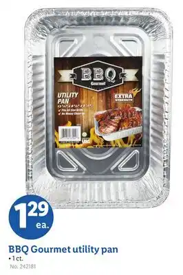 Lidl BBQ Gourmet utility pan offer