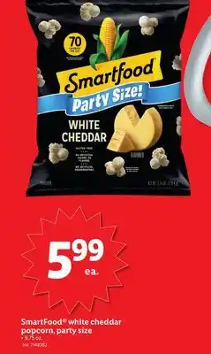 Lidl SmartFood white cheddar popcorn, party size offer