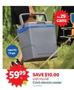 Lidl Crivit electric cooler offer