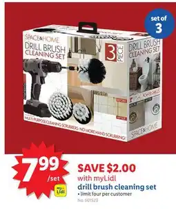 Lidl drill brush cleaning set offer