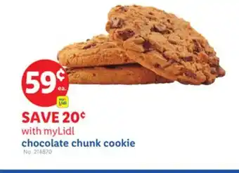 Lidl chocolate chunk cookie offer