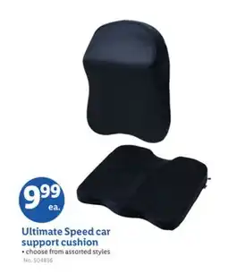 Lidl Ultimate Speed car support cushion offer