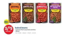 Lidl baked beans offer