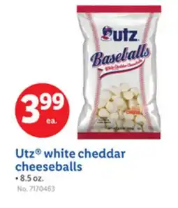 Lidl Utz white cheddar cheeseballs offer