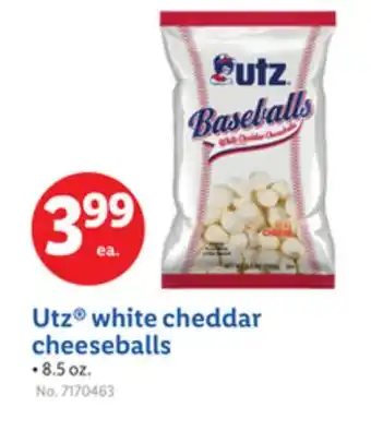 Lidl Utz white cheddar cheeseballs offer