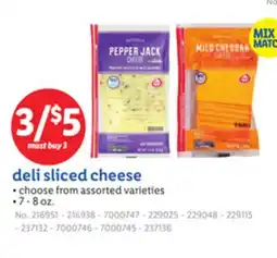 Lidl deli sliced cheese offer