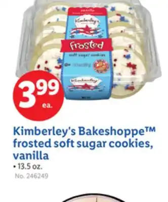 Lidl Kimberley's Bakeshoppe vanilla offer