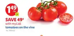 Lidl tomatoes on the vine offer