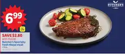 Lidl Butcher's Specialty fresh ribeye steak offer