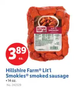 Lidl Hillshire Farm Lit'l Smokies smoked sausage offer