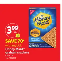 Lidl Honey Maid graham crackers offer