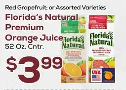 DeCicco & Sons Florida's Natural Premium Orange Juice offer