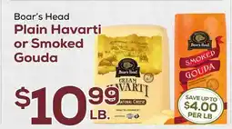 DeCicco & Sons Boar's Head Plain Havarti or Smoked Gouda offer