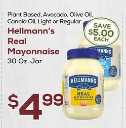 DeCicco & Sons Hellmann's Real Mayonnaise offer