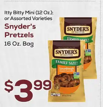 DeCicco & Sons Snyder's Pretzels offer