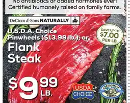 DeCicco & Sons DeCicco & Sons Flank Steak offer